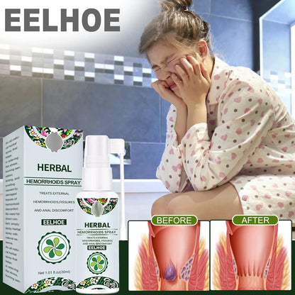 Hemorrhoid Relief Spray – Natural Herbal Soothing Treatment for Swelling, Itching & Discomfort Support