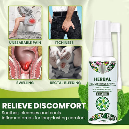 Hemorrhoid Relief Spray – Natural Herbal Soothing Treatment for Swelling, Itching & Discomfort Support